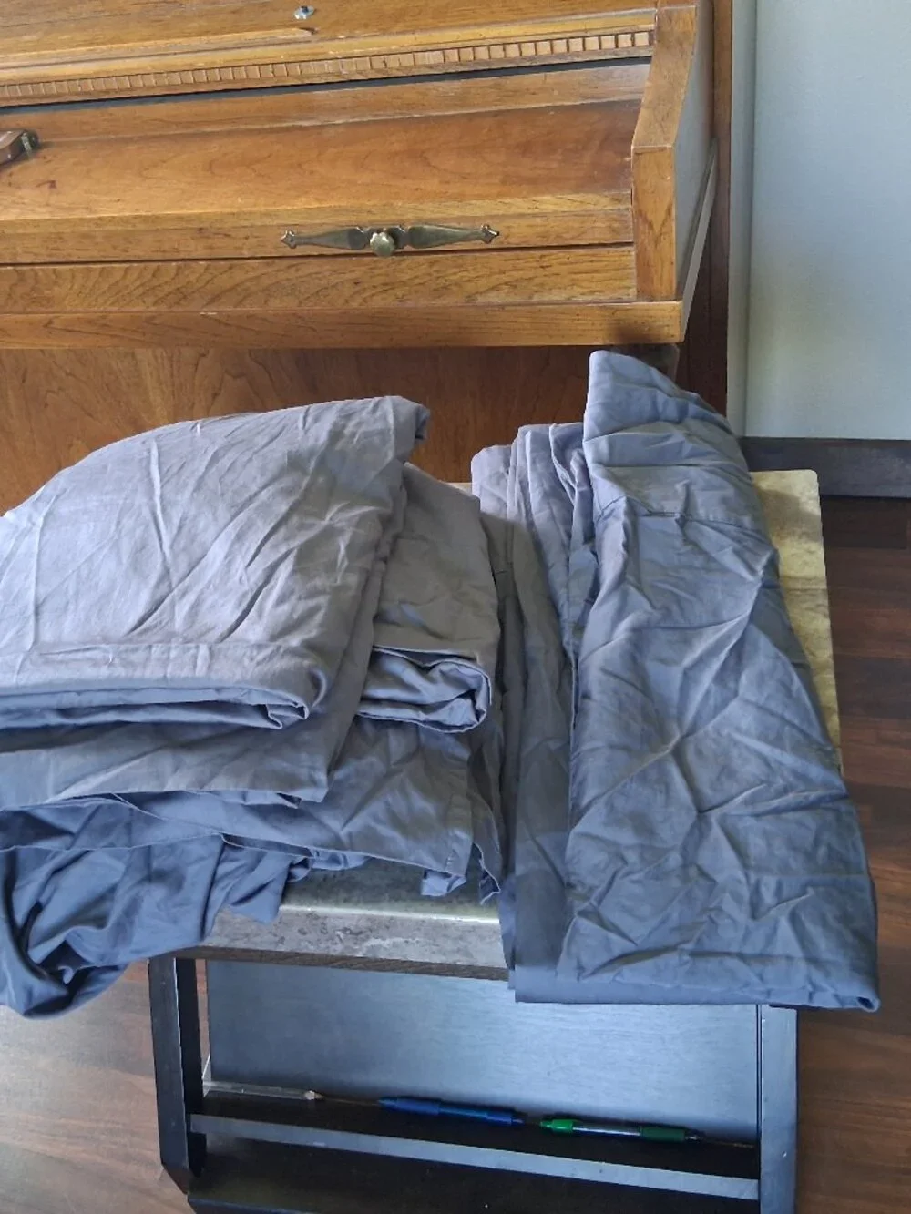 Boll & Branch Signature Hemmed CALIFORNIA KING SLATE 4 PCS Sheet Set